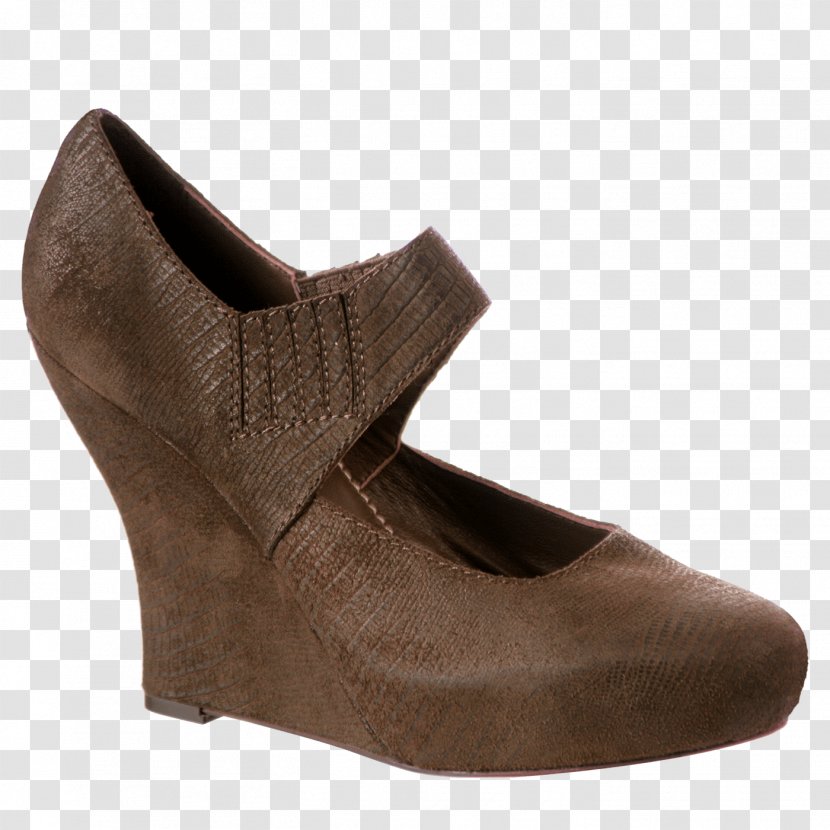 Wedge Shoe Heel Toe Brown - Sale Page Transparent PNG