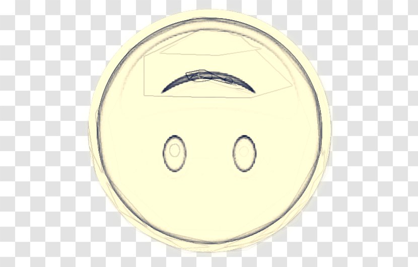 Emoticon Smile - Material - Line Art Button Transparent PNG