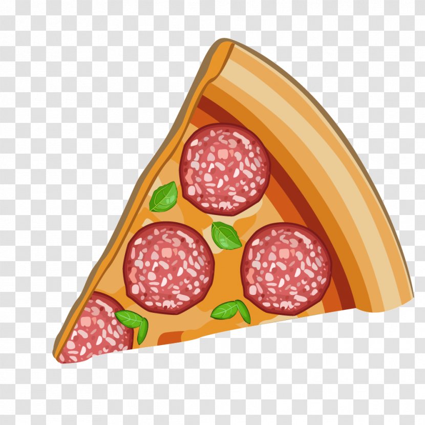 Sausage Pizza Fast Food Salami Calzone - Mortadella - Slices Transparent PNG