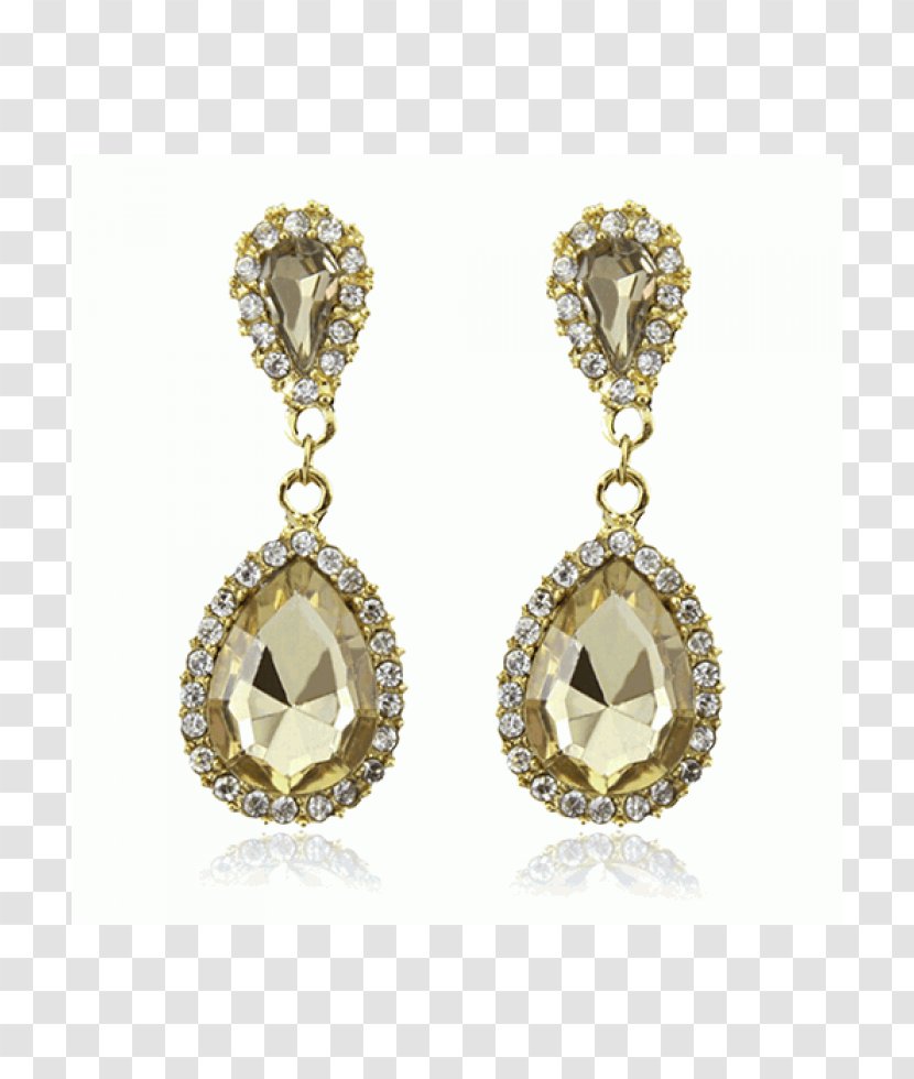 Earring Imitation Gemstones & Rhinestones Bling-bling Jewellery Diamond Transparent PNG
