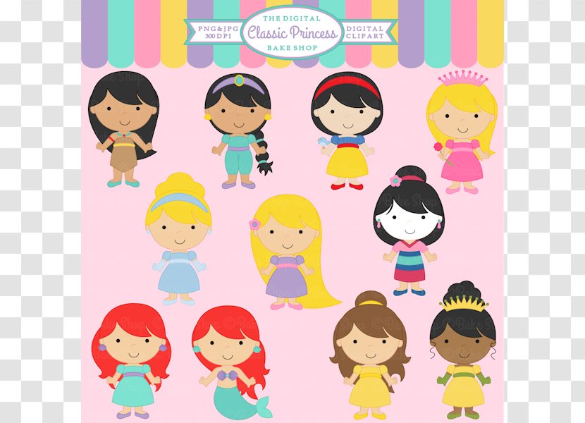 Rapunzel Snow White Fa Mulan Elsa Clip Art - Disney Princess - Outline Cliparts Transparent PNG