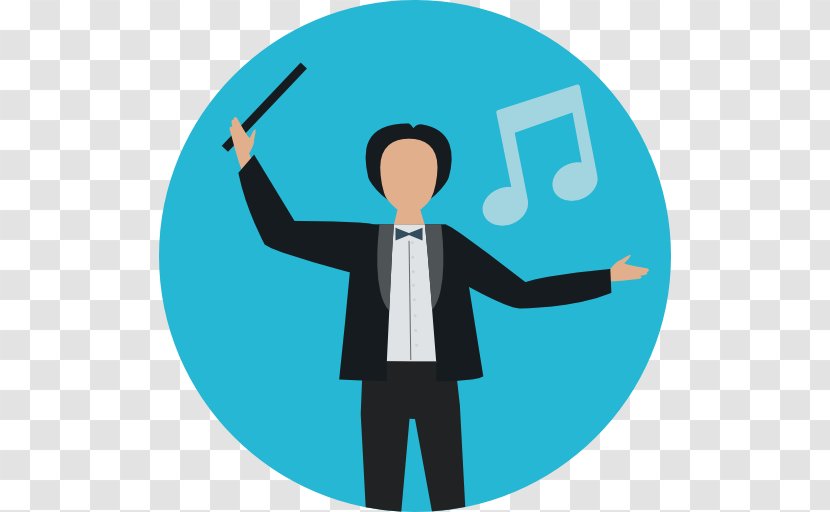 Conductor Orchestra Musical Instruments Sound - Silhouette Transparent PNG