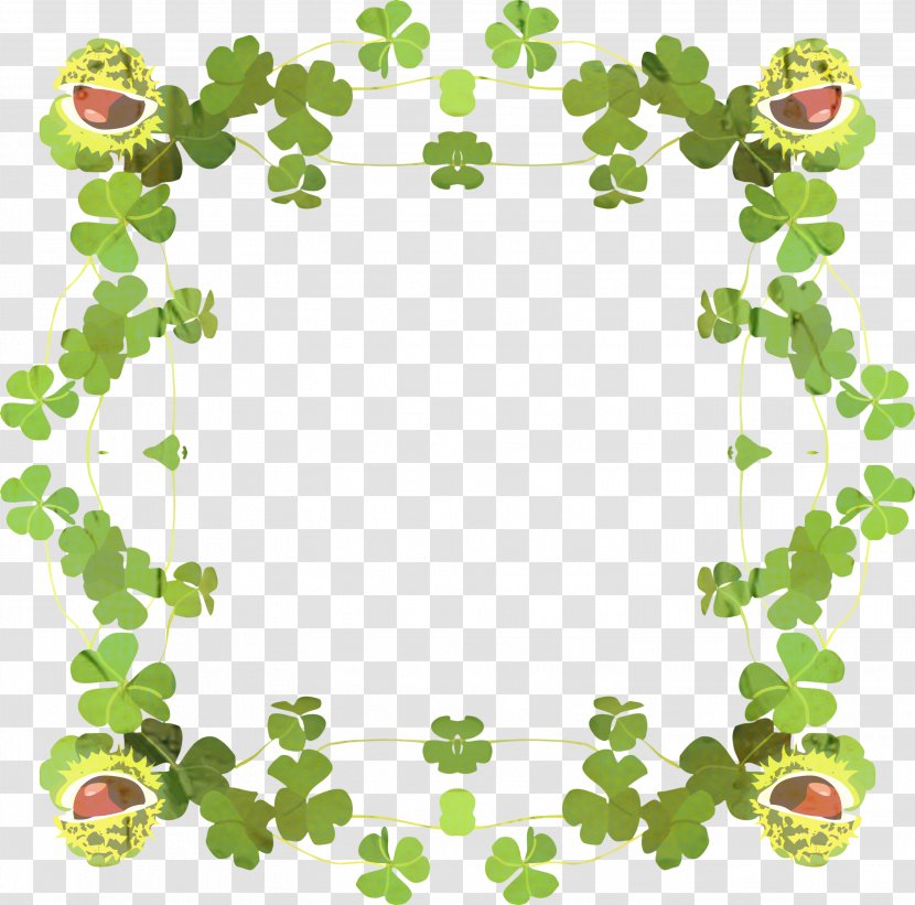 St Patricks Day - Borders And Frames - Flower Picture Frame Transparent PNG