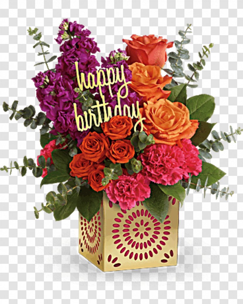 Floristry Birthday Cake Flower Bouquet - Flowering Plant Transparent PNG