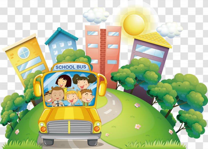 Cartoon Royalty-free School Illustration - Drawing - Children Transparent PNG