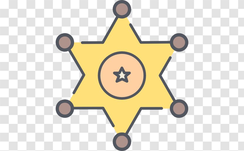 Sheriff - Yellow - Symbol Transparent PNG