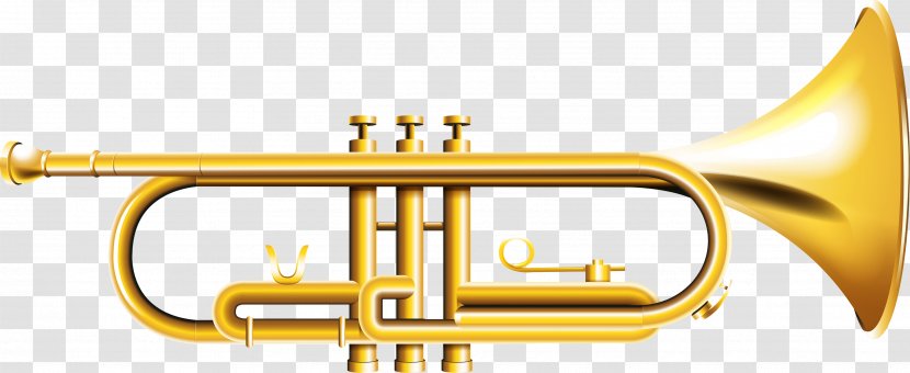 Trumpet Clip Art - Flower - Retro Transparent PNG