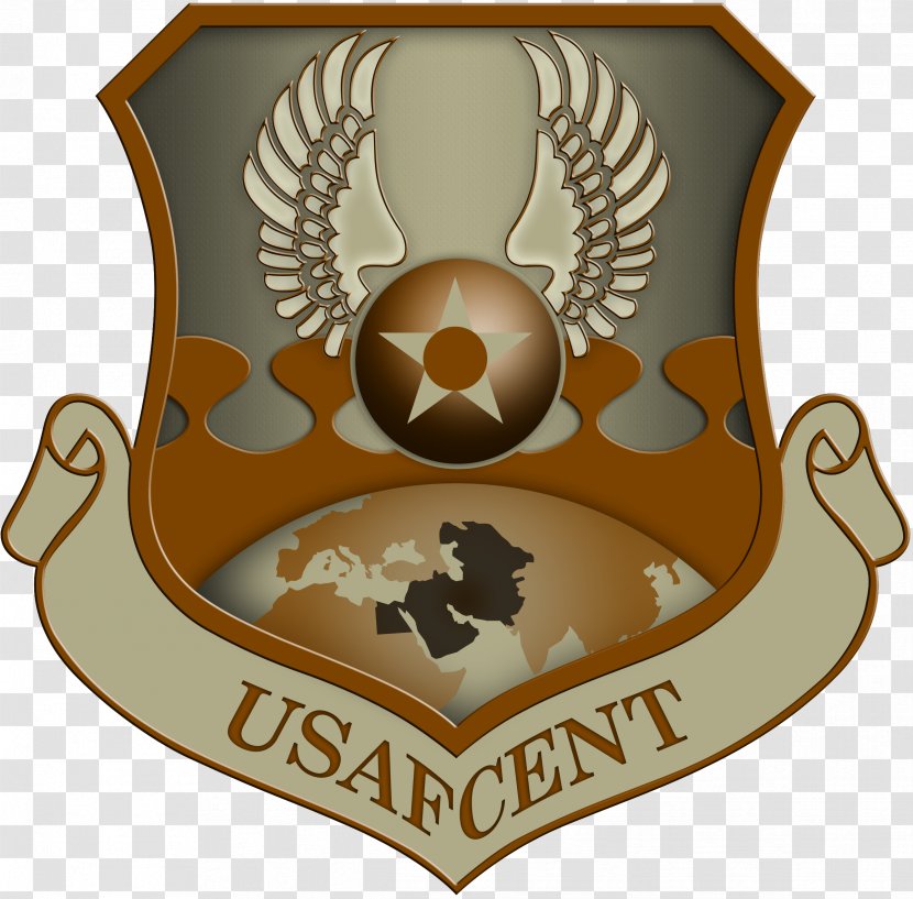 United States Air Forces Central Command Force Civil Engineer Center Military - Logo - Shield Clipart Transparent PNG