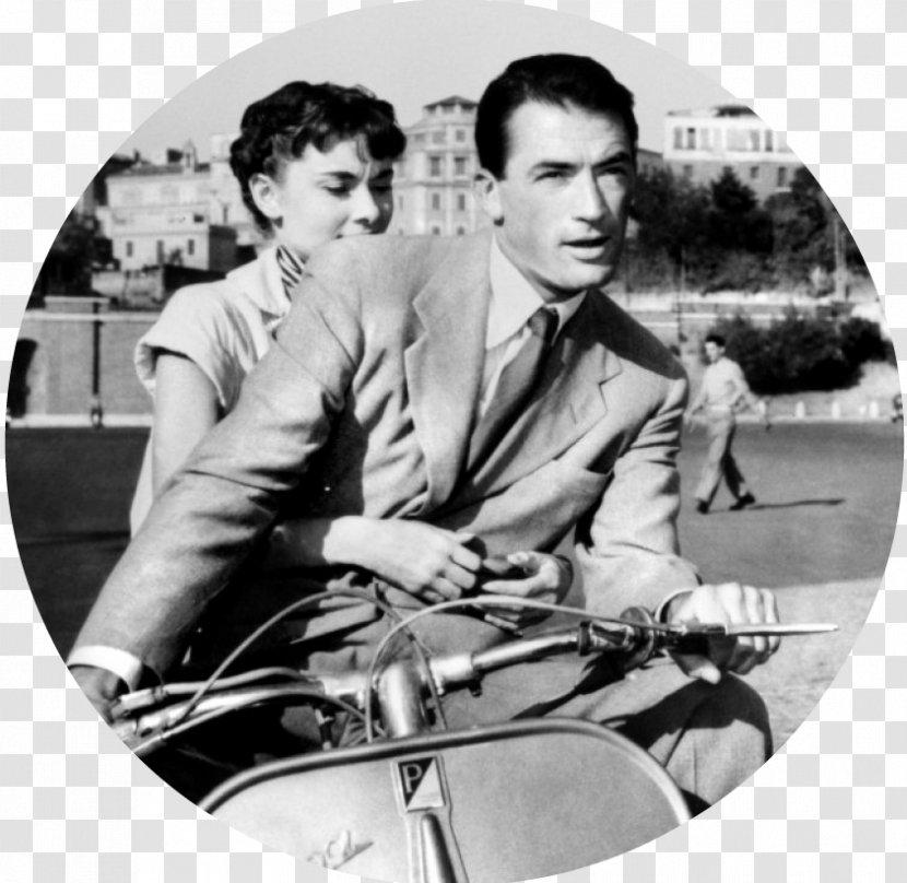 Gregory Peck Roman Holiday Princess Anne Film Scooter - Producer Transparent PNG