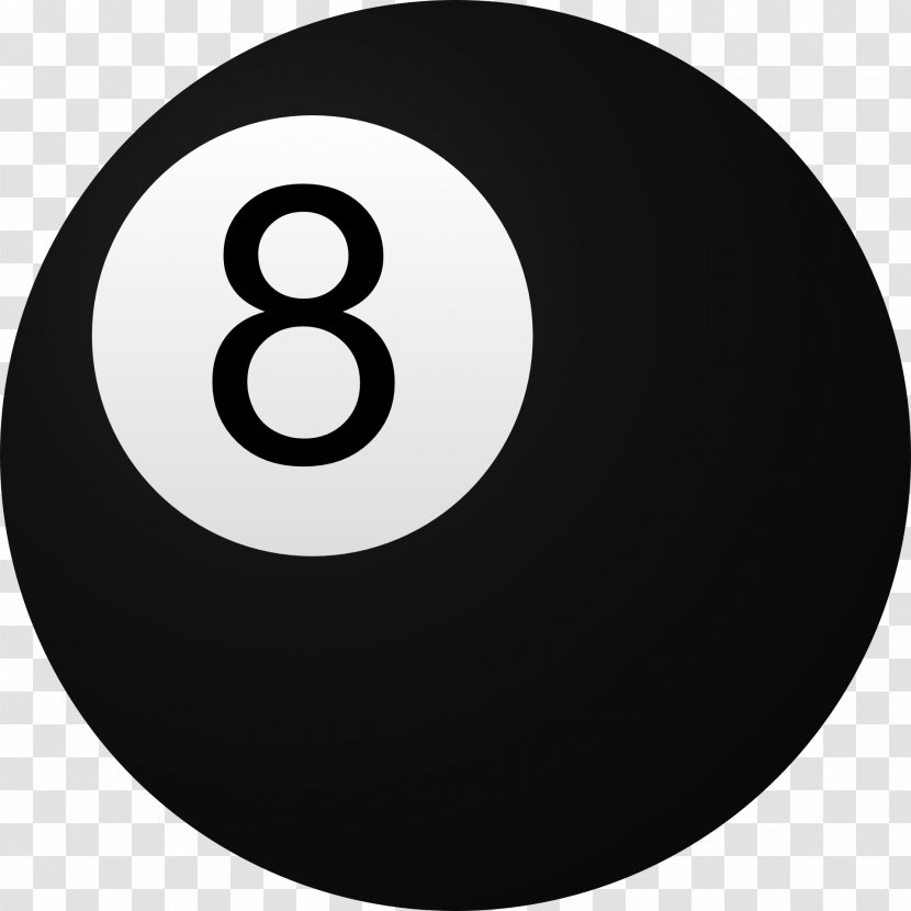 Magic 8-Ball 8 Ball Pool Eight-ball Billiards Cue Stick - Game Transparent PNG