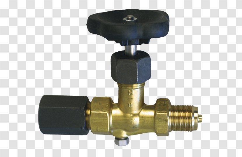 Needle Valve Tool Pressure Measurement Gauge - Straightthree Engine - Brass Transparent PNG