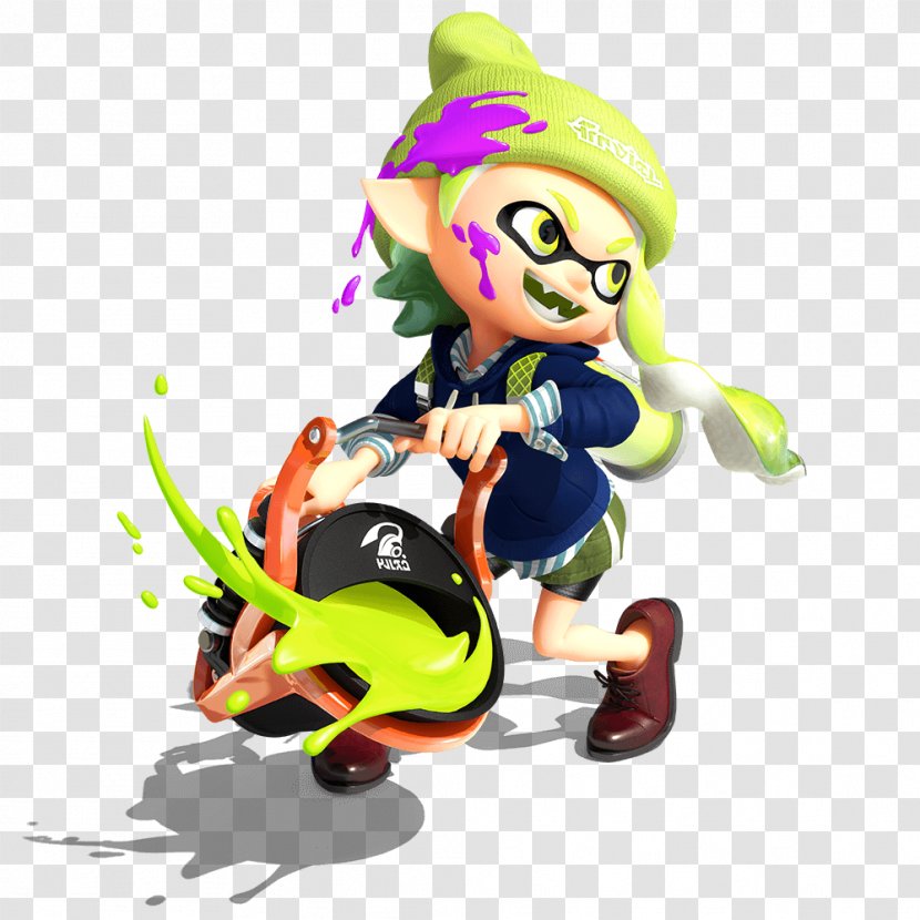 Splatoon 2 Nintendo Switch Art Arms - Work Of - Gashapon Transparent PNG