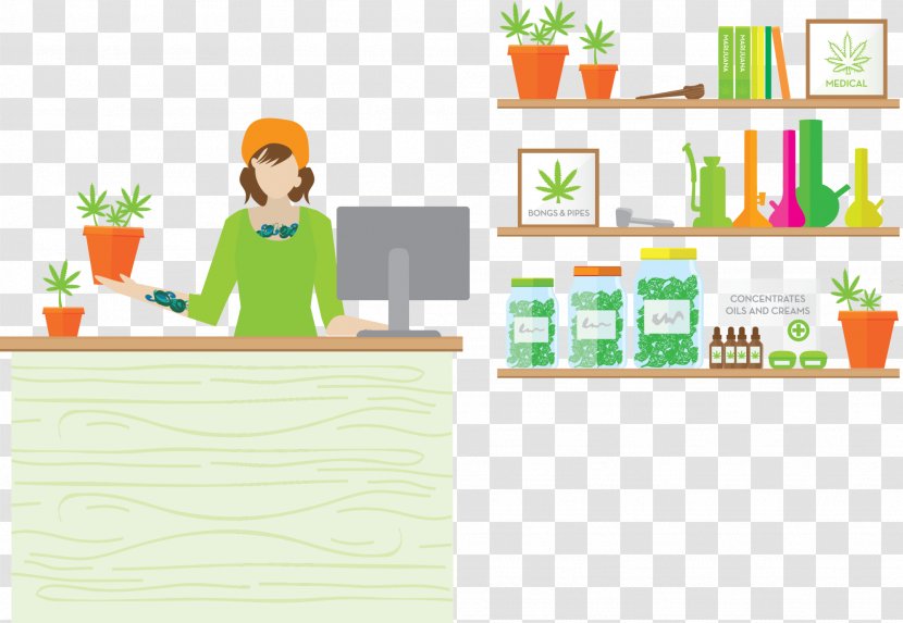 Medical Cannabis Dispensary Bong - Smoking Transparent PNG