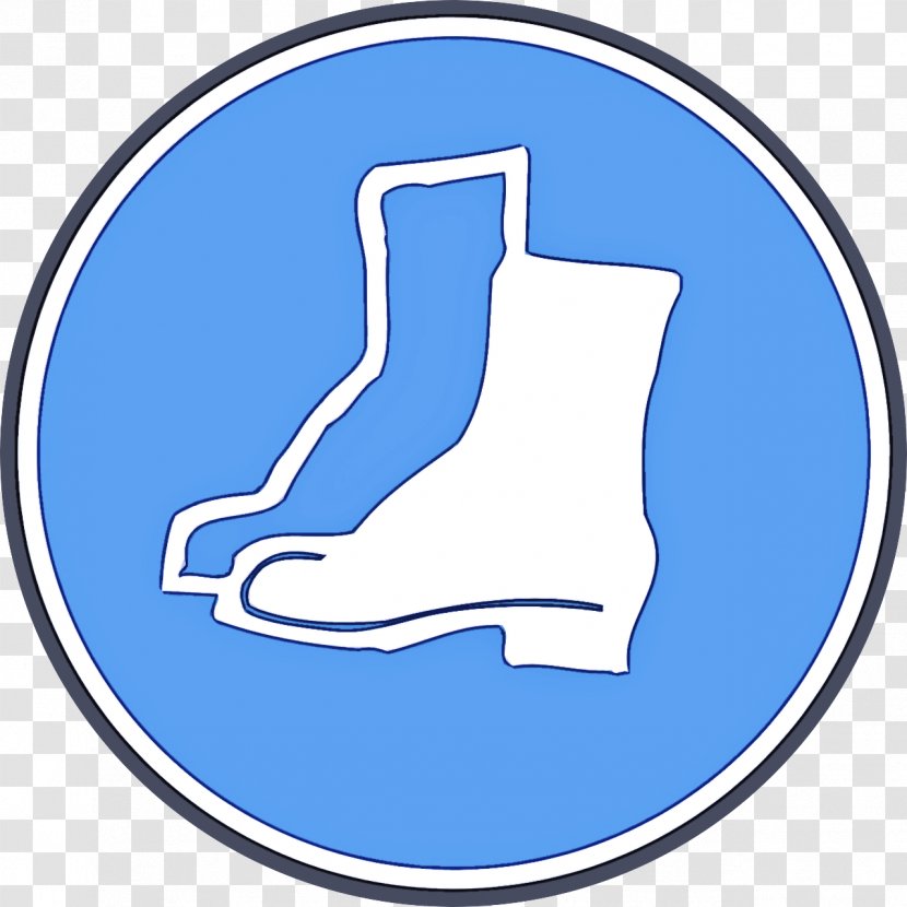 Footwear Blue Shoe Electric Finger - Symbol Thumb Transparent PNG
