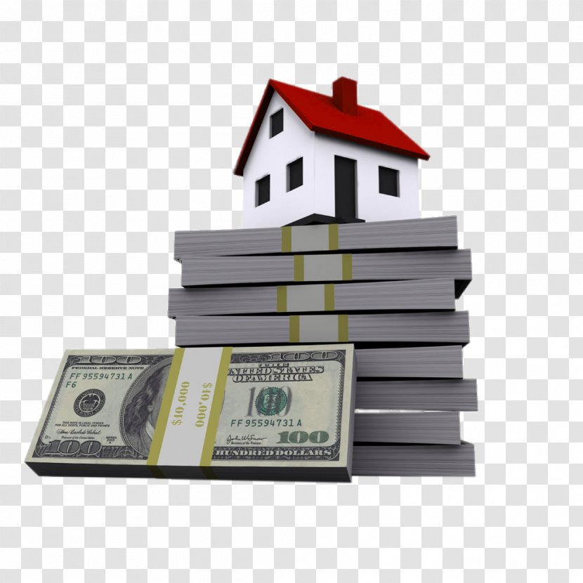 Real Estate House Home Money Agent - Cash - Heap Transparent PNG