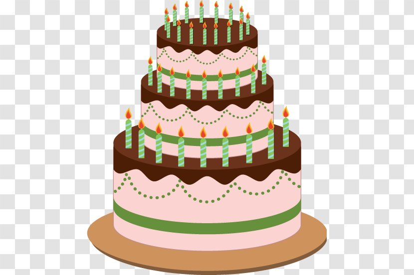 Birthday Cake Layer Cream - Chocolate - Cake,Layer Transparent PNG