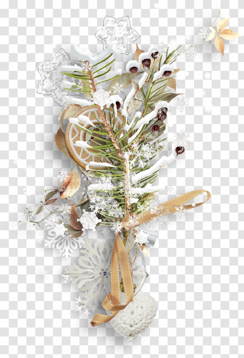 Christmas Ornament Tree Branch - Twig - Snowflake Branches Biscuits Transparent PNG