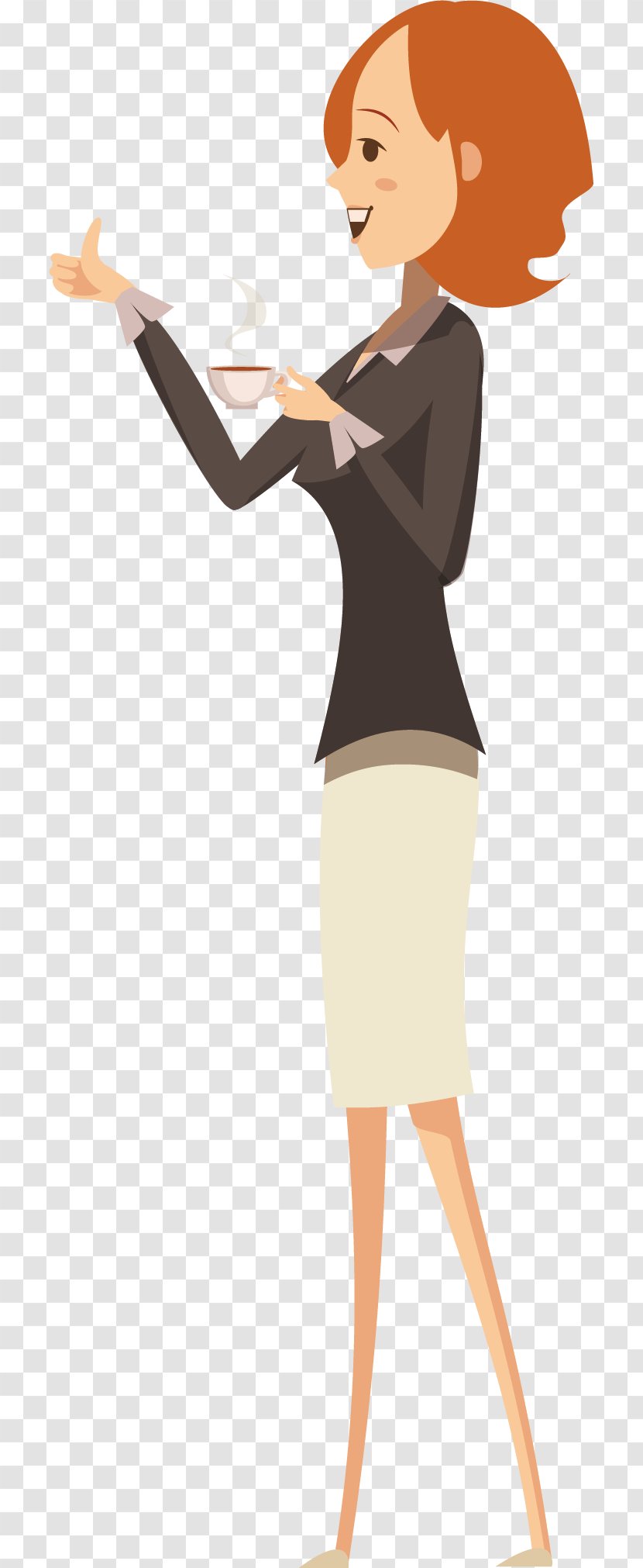 Coffee Cafe Illustration - Cartoon - Break Transparent PNG