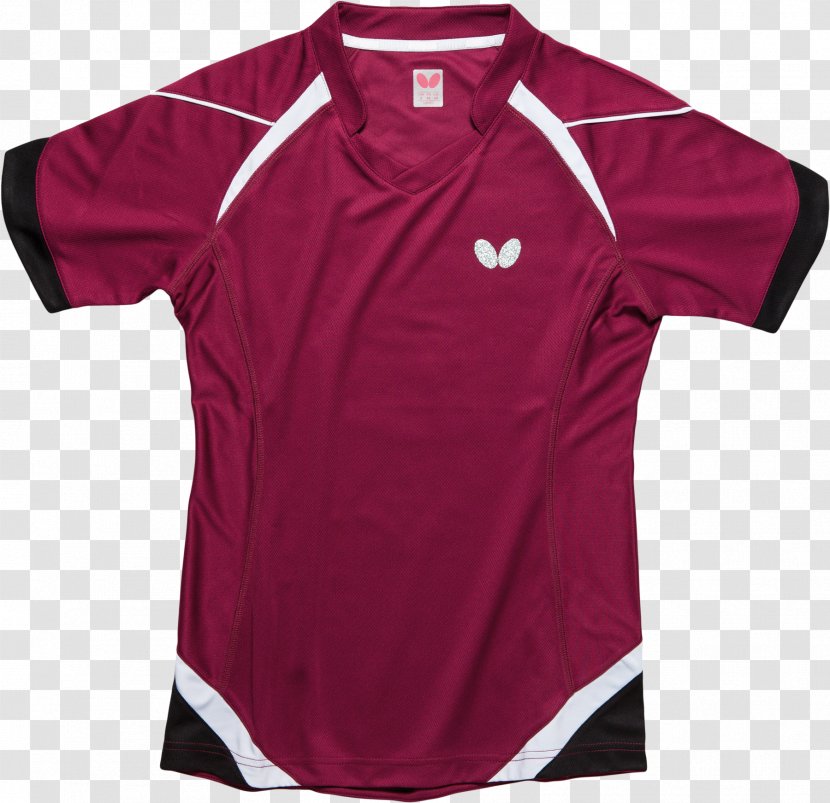 T-shirt Ping Pong Butterfly Clothing Sportswear - Jersey Transparent PNG