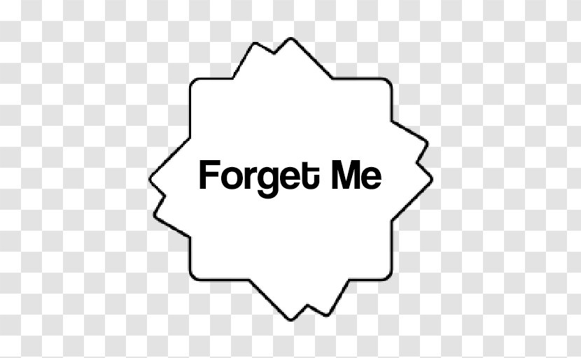 White Line Technology Angle Clip Art - Forget Me Transparent PNG