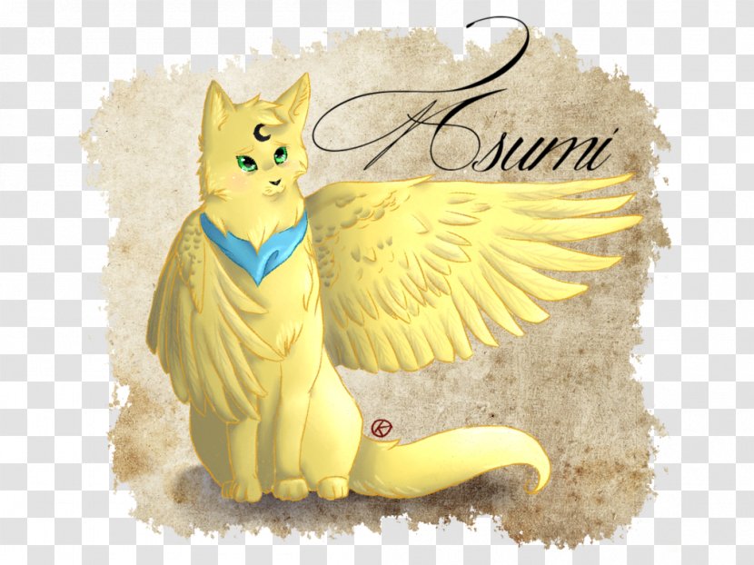 Cat Owl Feather Figurine - Wing Transparent PNG