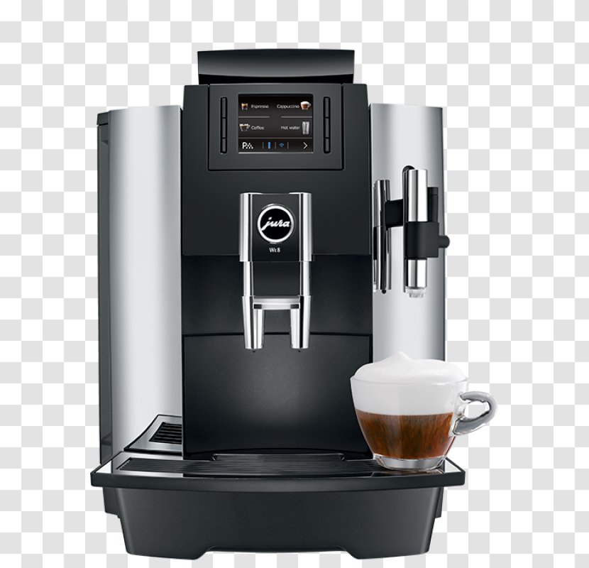Coffeemaker Espresso Flat White Jura Elektroapparate - Specialty Coffee - Machine Transparent PNG
