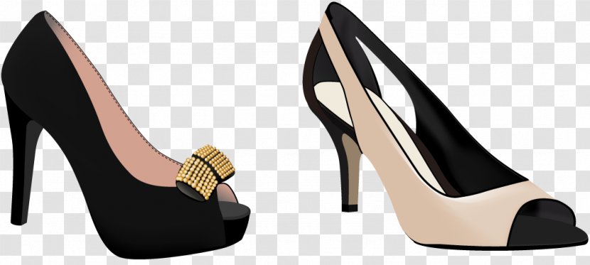 Shoe High-heeled Footwear Sandal Clip Art - Stiletto Heel - Sandals Fish Head Shoes Transparent PNG