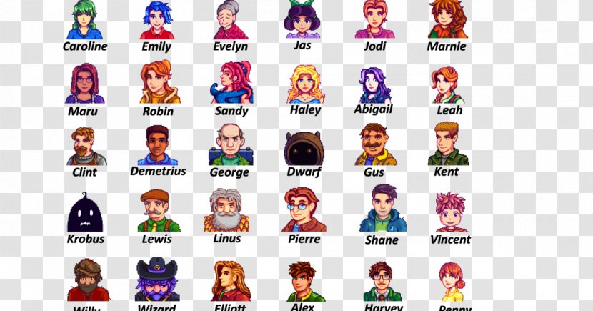 Stardew Valley Nintendo Switch Non-player Character Video Game - Player - Organization Transparent PNG