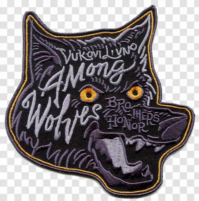 Cat Gray Wolf Carnivora Mammal Film - Patch Transparent PNG