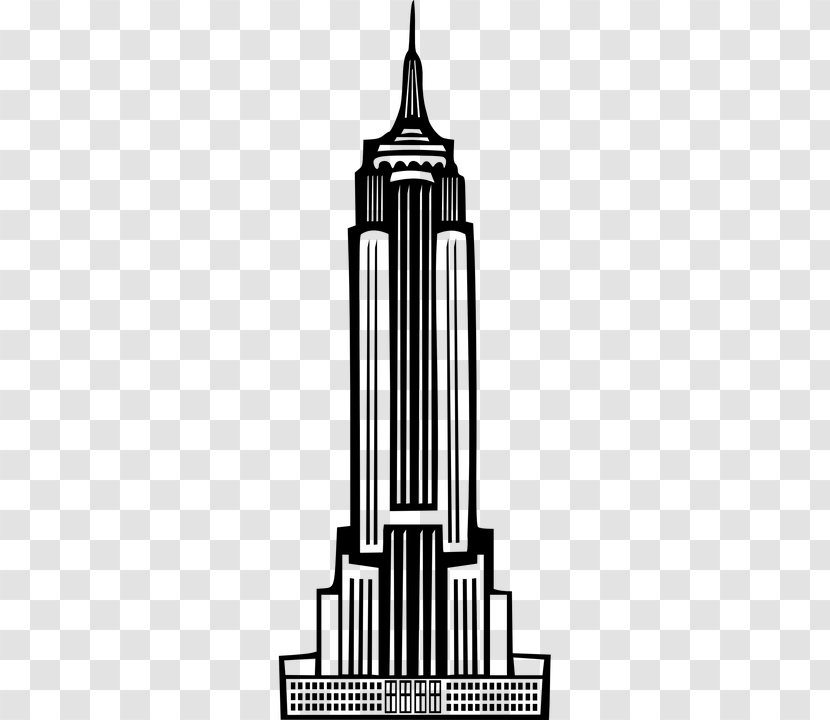 Empire State Building Rockefeller Center Statue Of Liberty Clip Art - Symmetry - High Rise Transparent PNG
