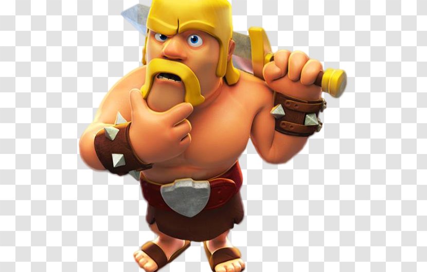 Clash Of Clans Royale Barbarian Goblin - Hand Transparent PNG