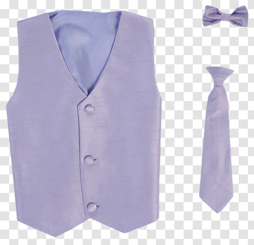 Purple Formal Wear Necktie Bow Tie Gilets - Lilac Transparent PNG