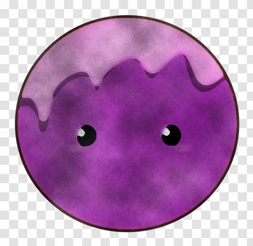 Violet Purple Pink Cartoon Lilac - Magenta Smile Transparent PNG