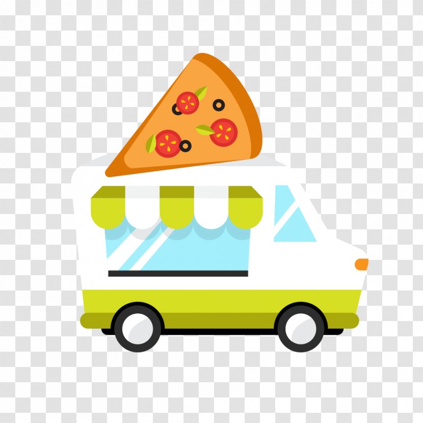 Pizza Car Take-out Clip Art - O2o Transparent PNG