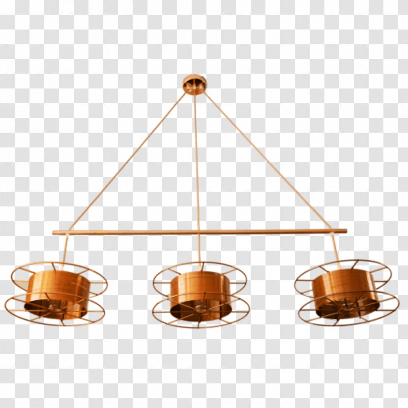 Copper Lamp Chandelier Interior Design Services - Light Fixture Transparent PNG