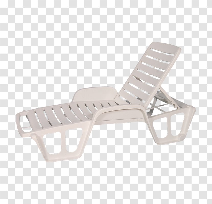 Plastic Chaise Longue Deckchair Table - Bench - Chair Transparent PNG