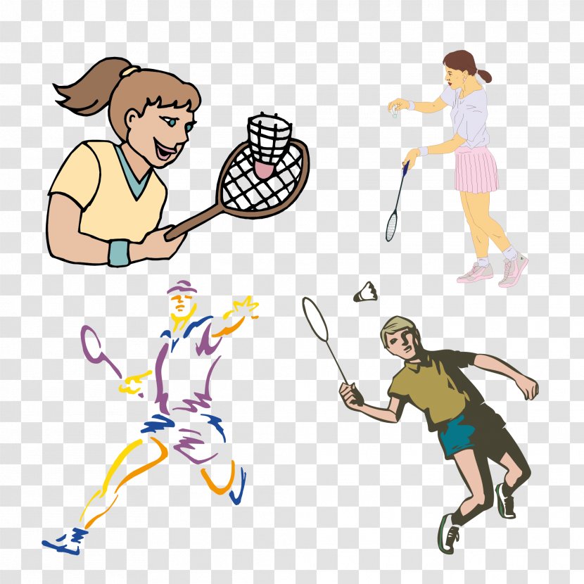 Sport Badminton Clip Art - Footwear - Vector Material Transparent PNG