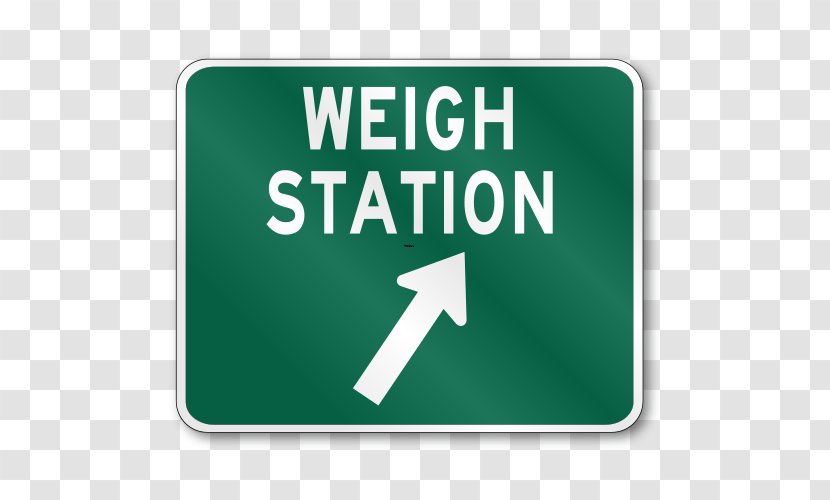 Weigh Station Traffic Sign Truck Driver Manual On Uniform Control Devices Road - Signage Transparent PNG