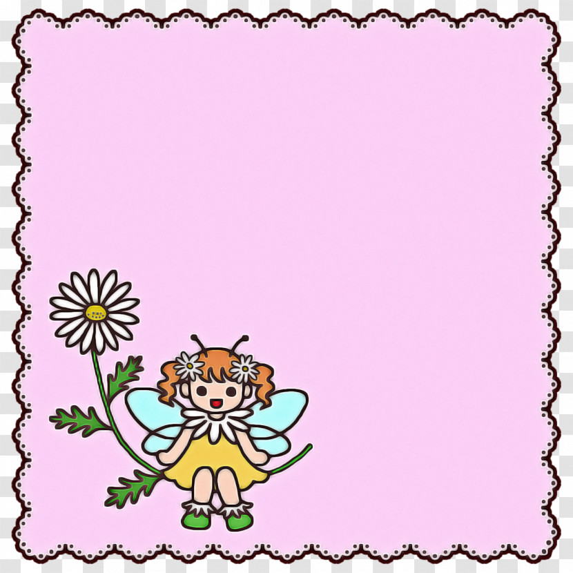 Flower Frame School Frame Kindergarten Frame Transparent PNG