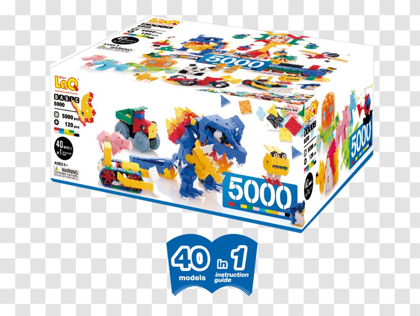 Amazon.com LaQ Basic 5000 Construction Set Toy - Block - Interlocking Building Blocks Transparent PNG