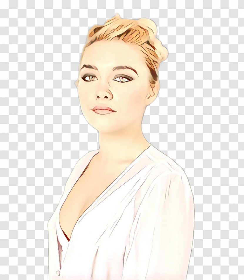 Hair Face Eyebrow Skin Chin - Blond - Beauty Transparent PNG