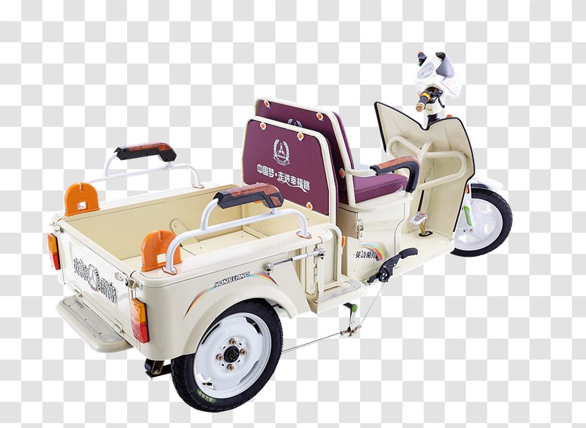 Electric Car Motor Vehicle Wheel - Electricity - Motorized Tricycle Transparent PNG