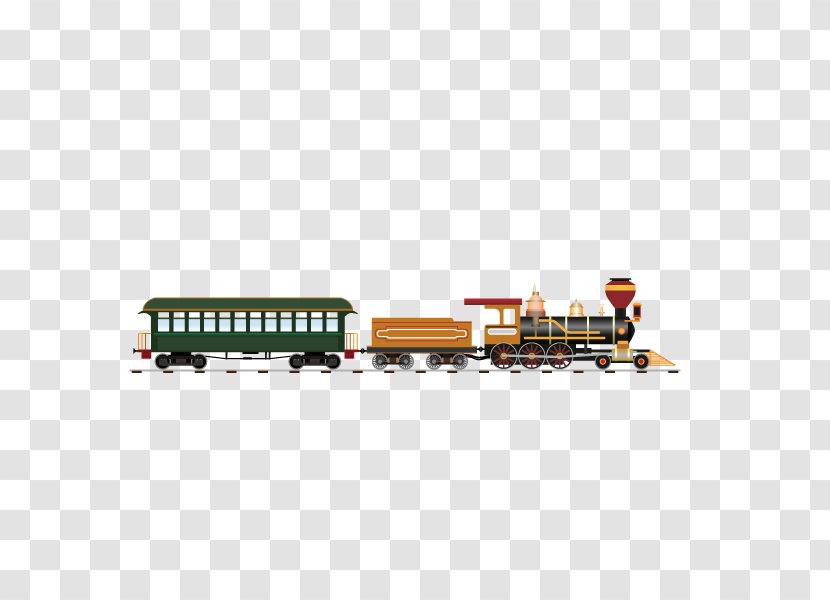 Train Rail Transport Steam Locomotive - Train,Pull Goods Transparent PNG