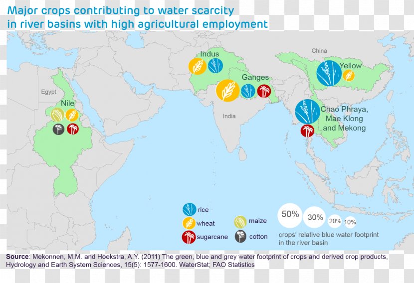 Water Resources Scarcity Map Crop Footprint - Farm Transparent PNG