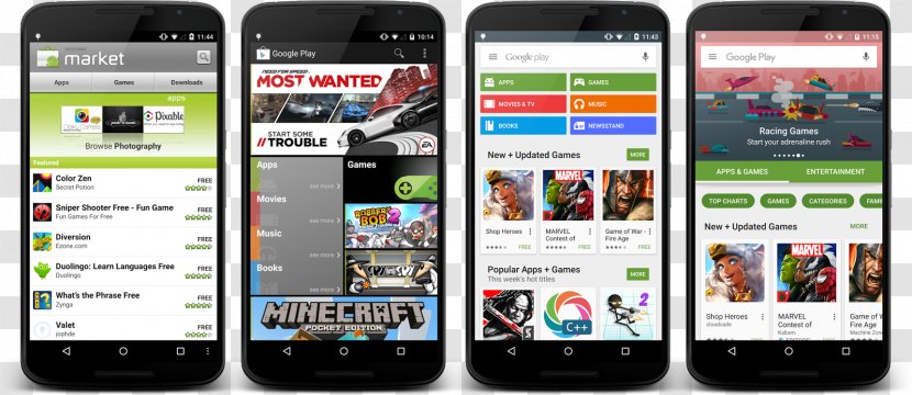 Google Play App Store Android - Mobile Phone Transparent PNG