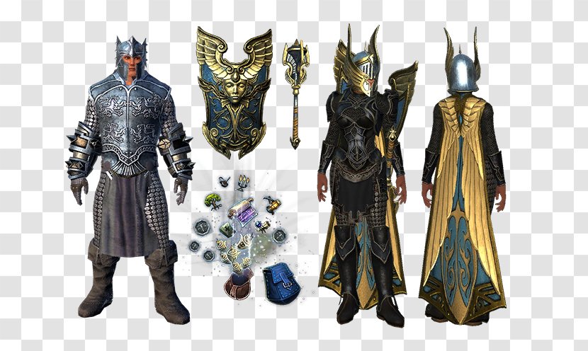 Neverwinter Knight Paladin Armour Squire - Wiki Transparent PNG