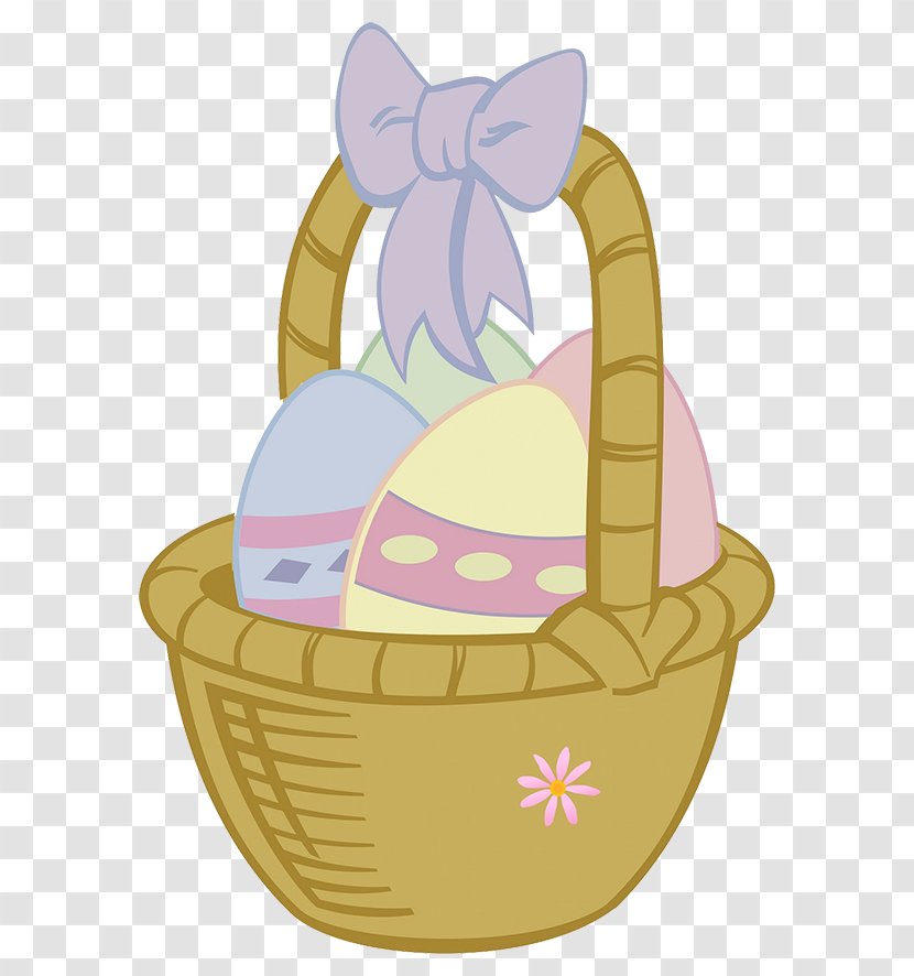Easter Bunny Basket Clip Art - Eggs Transparent PNG