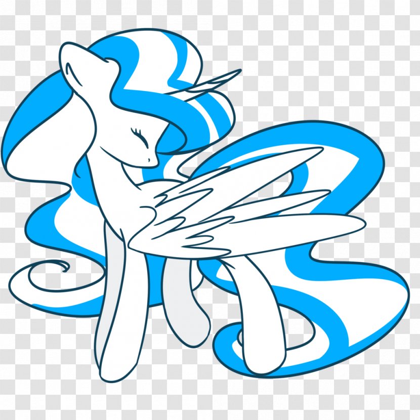 Winged Unicorn Pony Clip Art Illustration - Althea Transparent PNG
