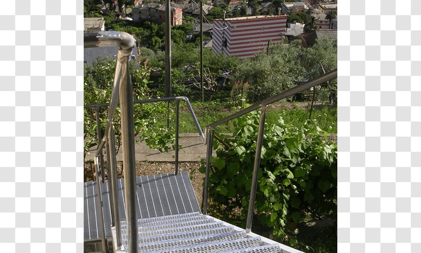 DITTA GALLO Sas Fire Escape Stairs Fence Handrail - Genoa Transparent PNG