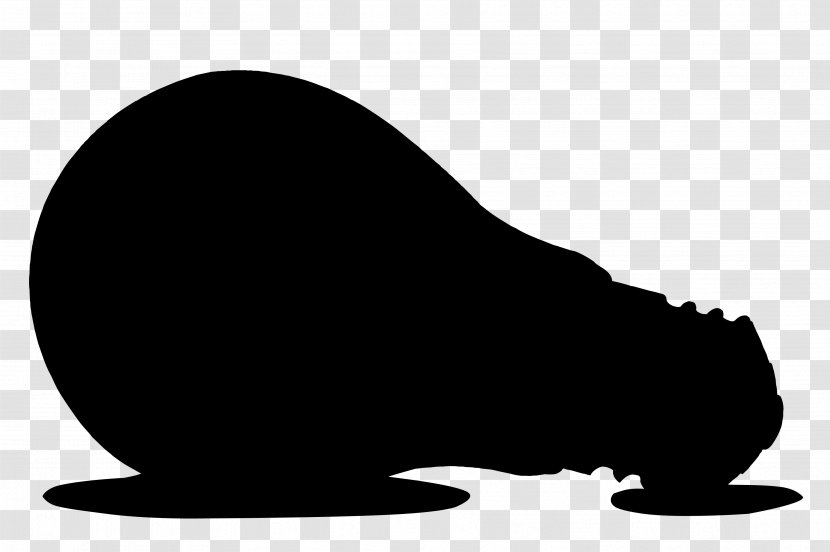 Clip Art Silhouette Animal Black M - Blackandwhite Transparent PNG